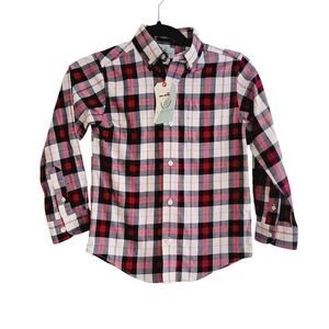 New 6/7 Class Club plaid button down